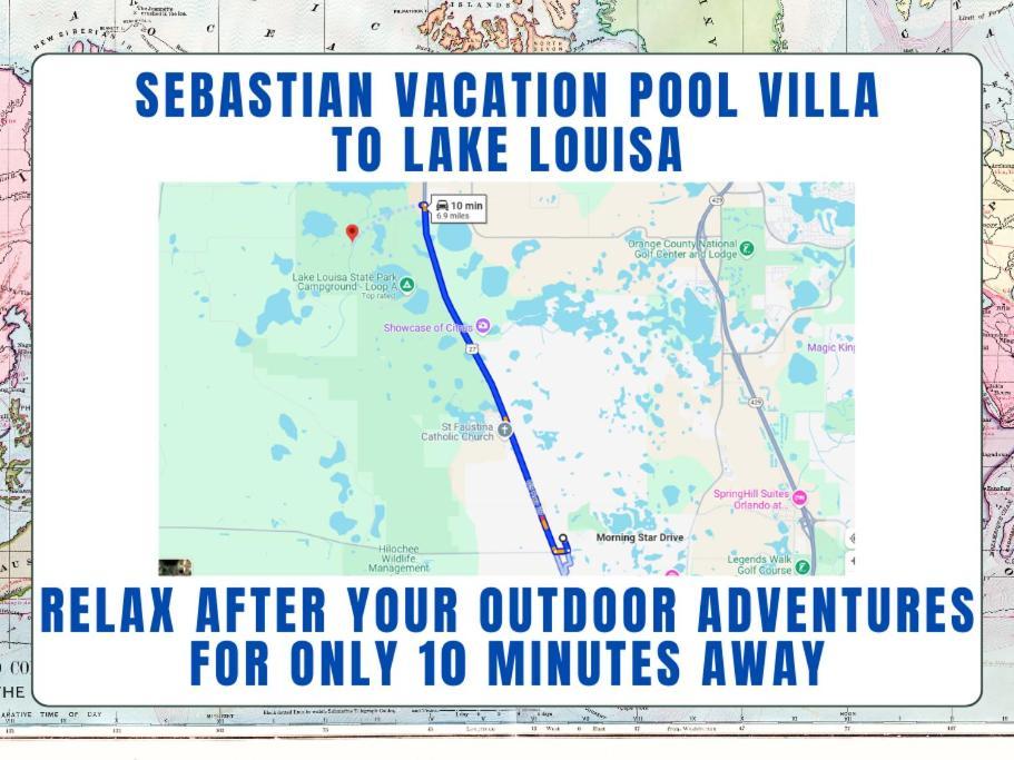 Sebastian Pool Villa W Spa Орландо Екстериор снимка