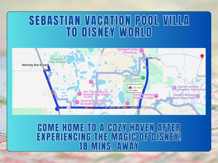 Sebastian Pool Villa W Spa Орландо Екстериор снимка