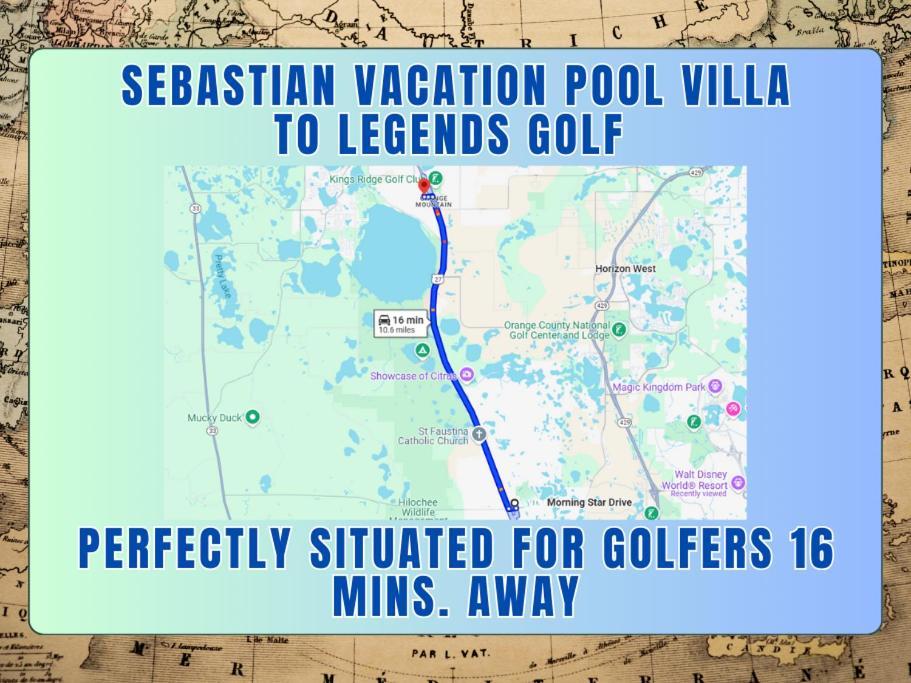 Sebastian Pool Villa W Spa Орландо Екстериор снимка